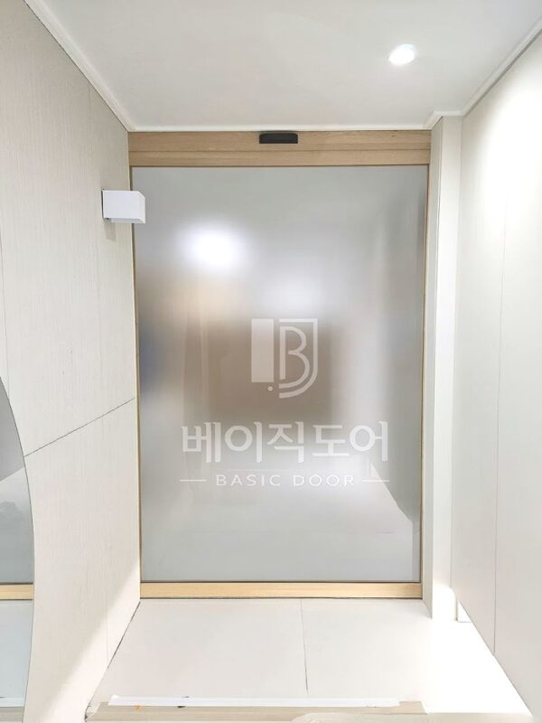 용인 수지 동보1차 원슬라이딩 자동 도어 시공 전후